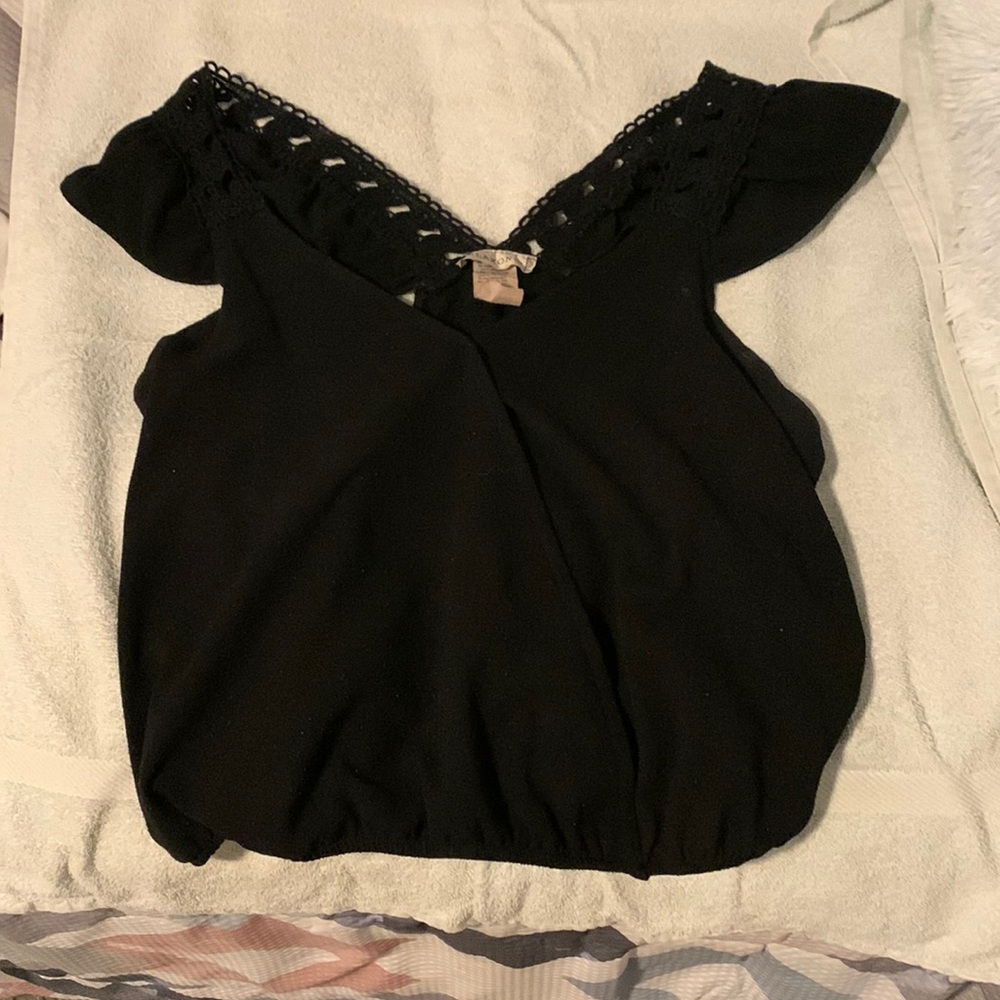 Cute black blouse (3 for $10 DEAL)